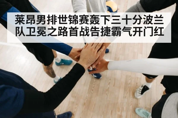 volleyball team huddle
